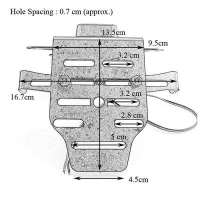 NEW STYLE Motorcycle Fender Plate Mount License Plate Bracket Fits For Kawasaki Honda Yamaha Suzuki