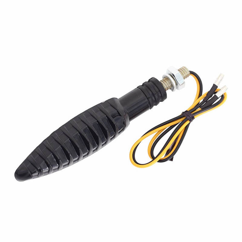 Motorcycle 2Pcs Turn Signal Light LED Flowing Tail Light Flexible Lamp Flashing Blinker Motorbike Accessories