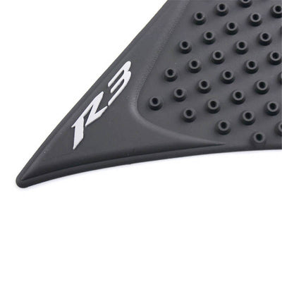Motorcycle Waterproof Rubber 3D Fuel Gas Tank Side Pad Cover Knee Protection For Yamaha YZF R3 2015 2016 2017
