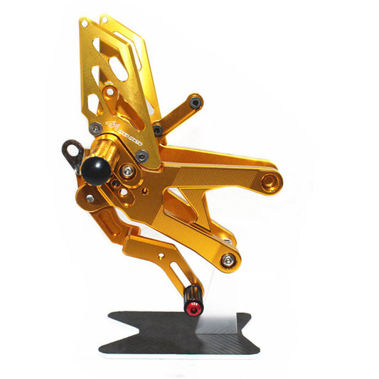Rearsets Foot Pegs CNC Motorcycle Accessories Adjustable Rear Set FootPegs For Yamaha YZF R1 2015