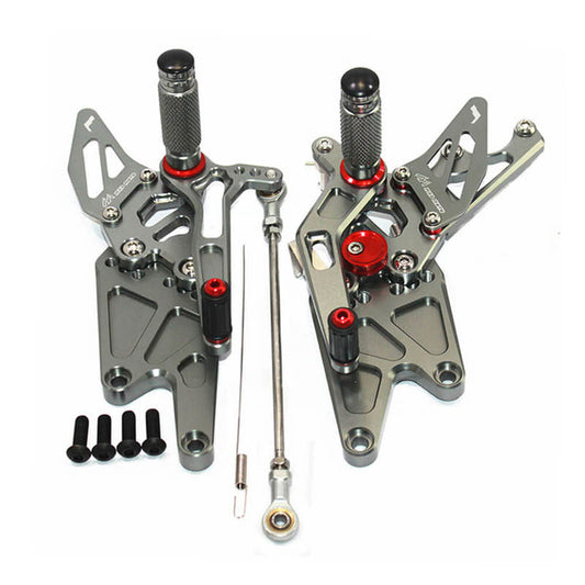 Rearsets Foot Pegs CNC Motorcycle Accessories Adjustable Rear Set FootPegs For Yamaha MT03 MT25 2015-2016