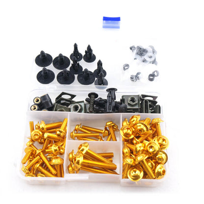 Standard Style Universal Motorcycle Fairing Bolt Kit Complete Body Screws  For Honda Yamaha Suzuki Kawasaki BMW Ducati Benelli KTM Triumph