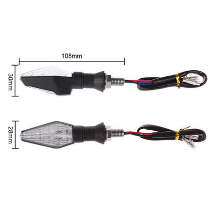 Motorcycle 4Pcs LED Turn Signal Light 12V Turn Signals Indicators Universal Blinkers Flashers Two Colors