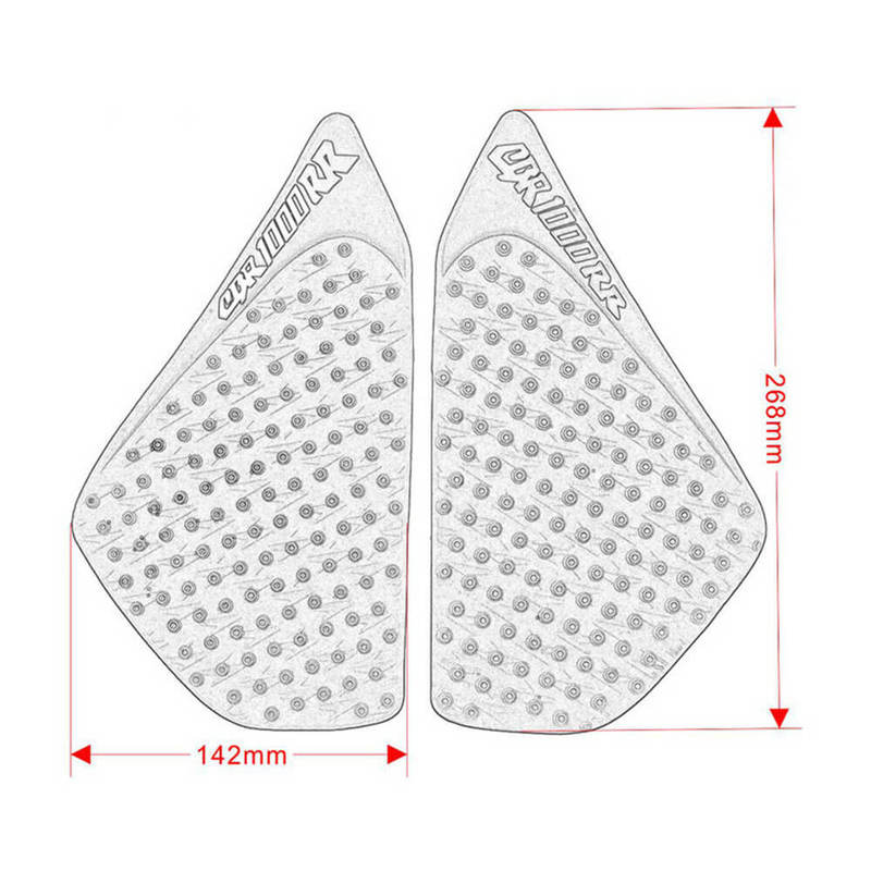 Motorcycle Waterproof Rubber 3D Fuel Gas Tank Side Pad Cover Knee Protection For Honda CBR1000RR 2004 2005 2006 2007