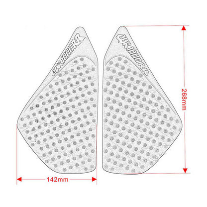 Motorcycle Waterproof Rubber 3D Fuel Gas Tank Side Pad Cover Knee Protection For Honda CBR1000RR 2004 2005 2006 2007