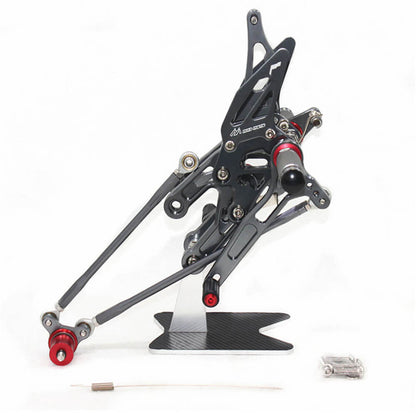 Rearsets Foot Pegs CNC Motorcycle Accessories Adjustable Rear Set FootPegs For Honda CBR600RR 2003-2006 CBR1000RR 2004-2007