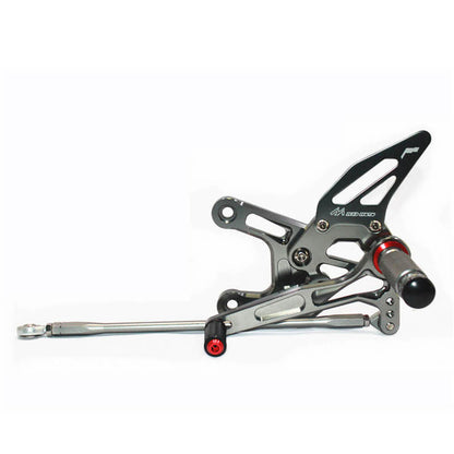 Rearsets Foot Pegs CNC Motorcycle Accessories Adjustable Rear Set FootPegs For Kawasaki ZX10R 2015