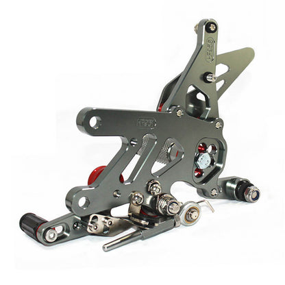 Rearsets Foot Pegs CNC Motorcycle Accessories Adjustable Rear Set FootPegs For Aprila RSV4 2013-2016