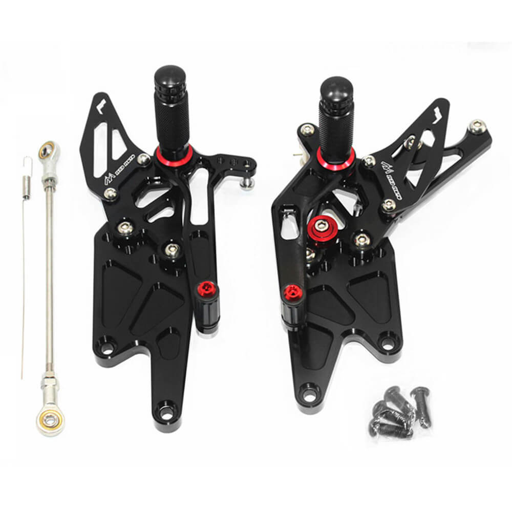 Rearsets Foot Pegs CNC Motorcycle Accessories Adjustable Rear Set FootPegs For Yamaha MT03 MT25 2015-2016