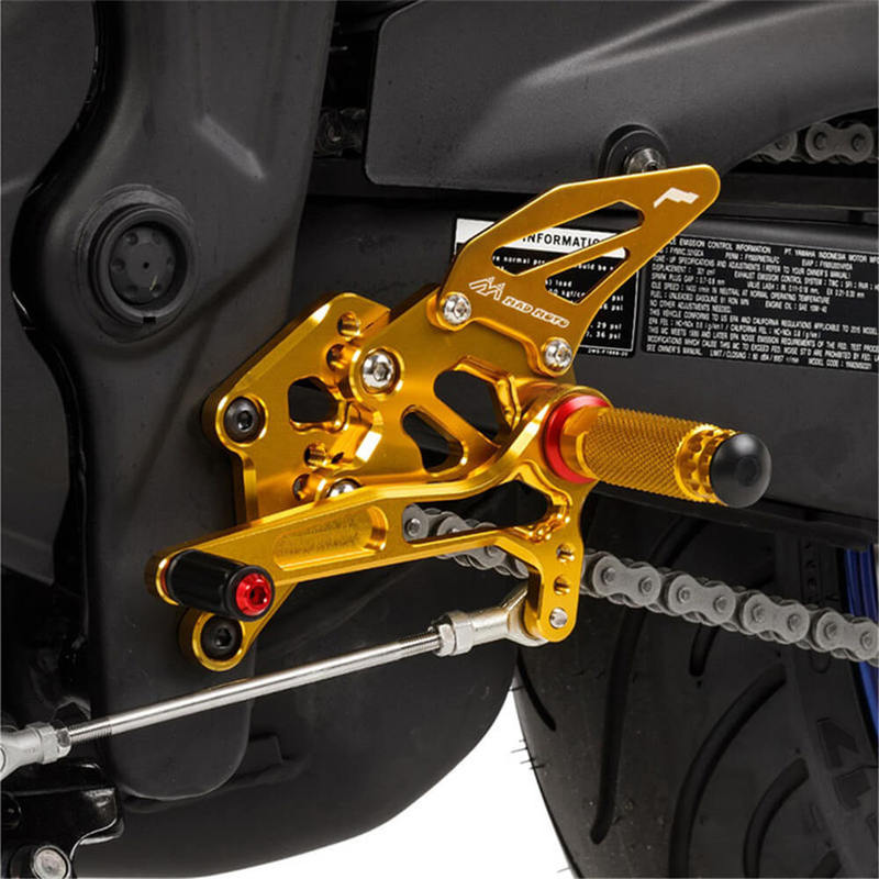 Rearsets Foot Pegs CNC Motorcycle Accessories Adjustable Rear Set FootPegs For Yamaha YZF R25 2014-2015 YZF R3 2015-2017