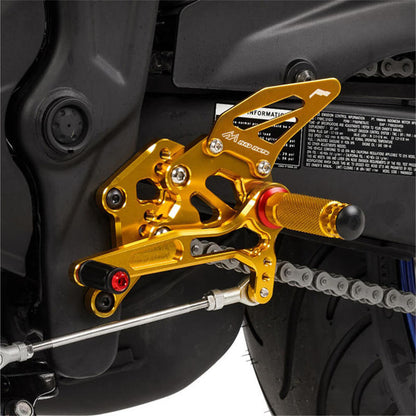 Rearsets Foot Pegs CNC Motorcycle Accessories Adjustable Rear Set FootPegs For Yamaha YZF R25 2014-2015 YZF R3 2015-2017
