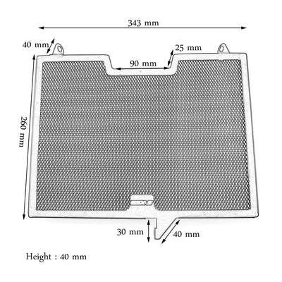 Motorcycle Stainless Steel Radiator Guard Protector Grille Cover Suitable For Suzuki GSX-S1000/GSX-S1000F 2015-2018