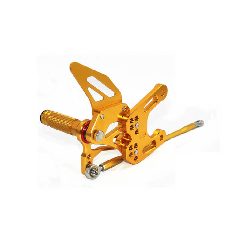 Rearsets Foot Pegs CNC Motorcycle Accessories Adjustable Rear Set FootPegs For Kawasaki ZX10R 2008-2010