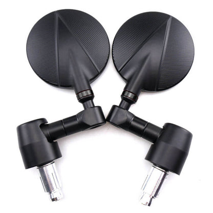 Universal Motorcycle CNC Aluminum Motorbike Rearview Rear view Mirror 7/8" Handle Bar End