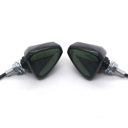 Motorcycle 2Pcs LED Turn Signal Light 12V Turn Signals Indicators Universal Blinkers Flashers Two Colors