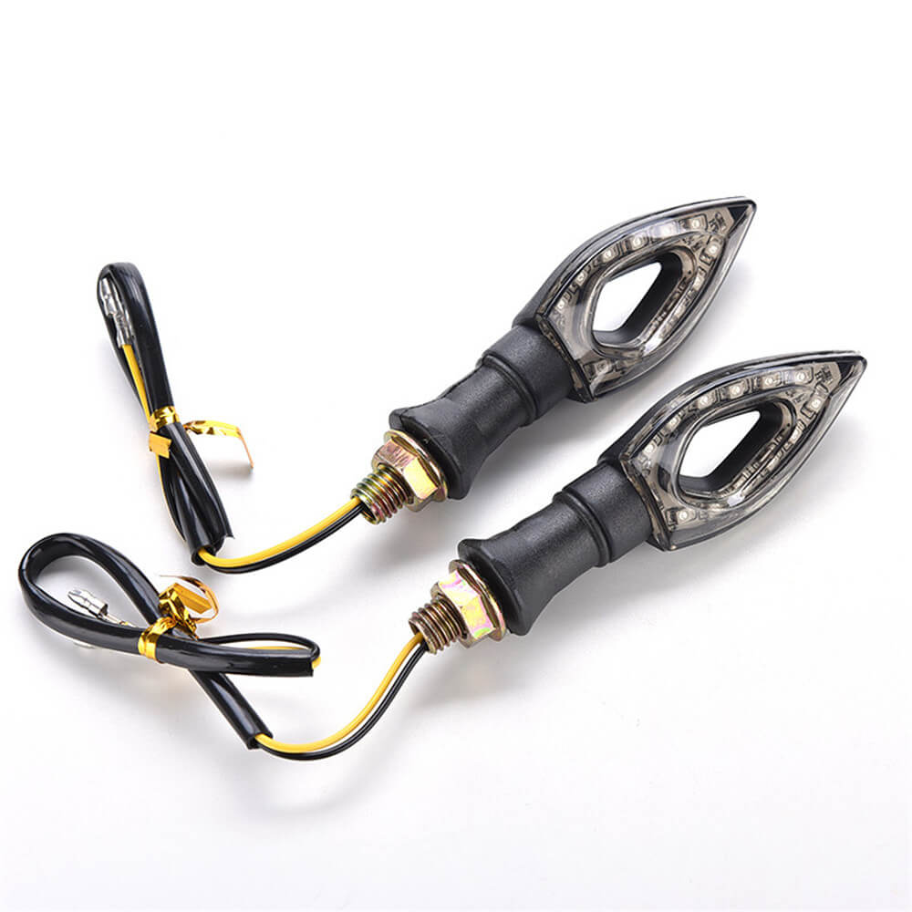 Motorcycle 4Pcs LED Turn Signal Light 12V Turn Signals Indicators Universal Blinkers Flashers